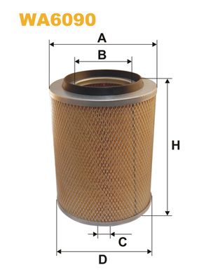 WIX FILTERS oro filtras WA6090